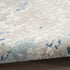 8' Gray and Ivory Square Abstract Power Loom Area Rug