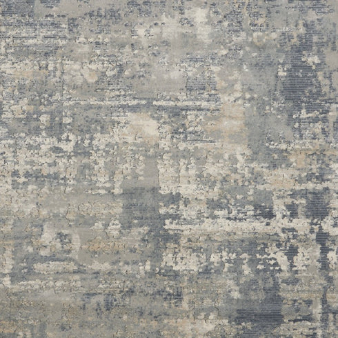 9' X 12' Beige and Gray Abstract Power Loom Area Rug