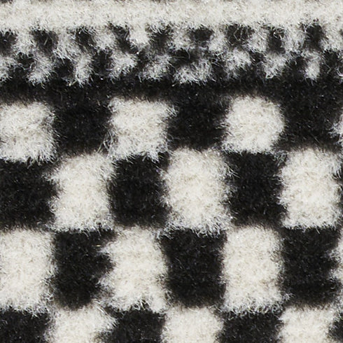 8' X 10' Black Striped Power Loom Area Rug