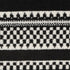 8' X 10' Black Striped Power Loom Area Rug