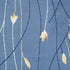 8' X 10' Blue and Beige Floral Power Loom Area Rug