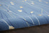 8' X 10' Blue and Beige Floral Power Loom Area Rug