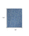 8' X 10' Blue and Beige Floral Power Loom Area Rug