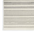 8' Gray And Ivory Striped Distressed Runner Rug