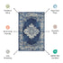 8' Gray And Ivory Striped Distressed Runner Rug