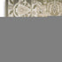 8' X 10' Green and Ivory Medallion Power Loom Distressed Area Rug