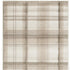 8' X 10' Beige and Ivory Plaid Power Loom Area Rug