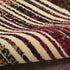 8' X 10' Tan Black and Red Striped Non Skid Area Rug