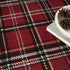 8' X 10' Red and Black Plaid Power Loom Area Rug