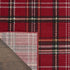 8' X 10' Red and Black Plaid Power Loom Area Rug