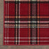 8' X 10' Red and Black Plaid Power Loom Area Rug