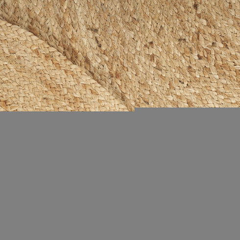 8' Natural Jute Flatweave Handmade Round Rug