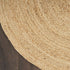 8' Natural Jute Flatweave Handmade Round Rug