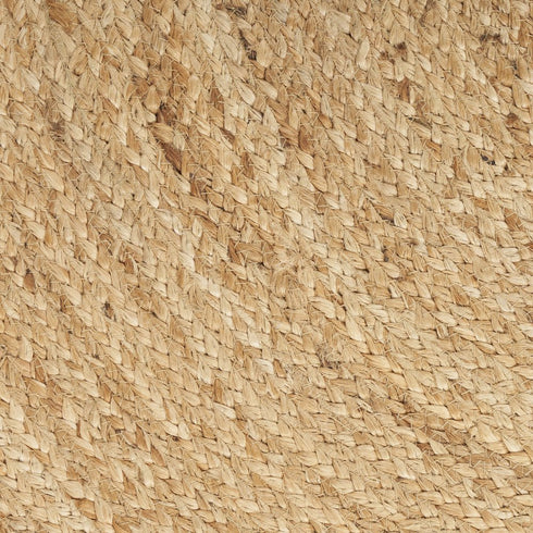 8' Natural Jute Flatweave Handmade Round Rug