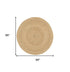 8' Natural Jute Flatweave Handmade Round Rug