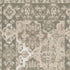 8' Green And Ivory Medallion Distressed Runner Rug