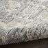5' X 8' Charcoal Brown And Ivory Floral Distressed Area Rug With Fringe