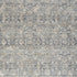 5' X 8' Charcoal Brown And Ivory Floral Distressed Area Rug With Fringe