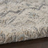 5' X 8' Ivory Black And Taupe Medallion Distressed Area Rug With Fringe