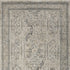 5' X 8' Ivory And Gray Medallion Distressed Area Rug With Fringe