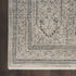 5' X 8' Ivory And Gray Medallion Distressed Area Rug With Fringe