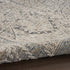 5' X 8' Ivory And Gray Medallion Distressed Area Rug With Fringe