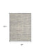 8' X 10' Blue And Ivory Geometric Area Rug