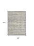 8' X 10' Blue And Ivory Geometric Area Rug