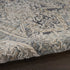 8' X 10' Ivory And Charcoal Medallion Distressed Area Rug With Fringe