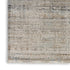 8' X 10' Ivory Brown And Gray Geometric Distressed Area Rug With Fringe