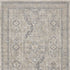 8' X 10' Ivory And Gray Oriental Distressed Area Rug With Fringe