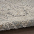 8' X 10' Ivory And Gray Oriental Distressed Area Rug With Fringe