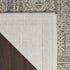 8' X 10' Ivory And Gray Oriental Distressed Area Rug With Fringe