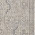 8' X 10' Ivory And Gray Oriental Distressed Area Rug With Fringe