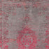 9' X 13' Gray and Pink Medallion Non Skid Area Rug
