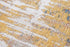 8' White Round Abstract Non Skid Area Rug