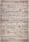 7' X 9' White Oriental Non Skid Area Rug