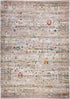 7' X 9' White Oriental Non Skid Area Rug