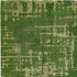 8' X 11' Green Abstract Non Skid Area Rug