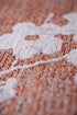 6' X 8' Red And White Oriental Washable Area Rug
