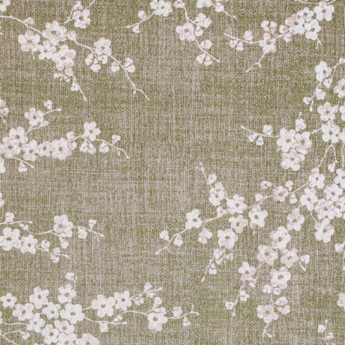 9' X 13' Green And White Oriental Washable Area Rug