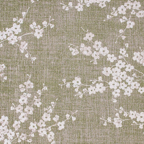 9' X 13' Green And White Oriental Washable Area Rug