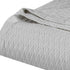 King Platinum Geometric Cotton Woven Blanket