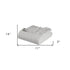 Twin Platinum Cotton Cable Knit Blanket