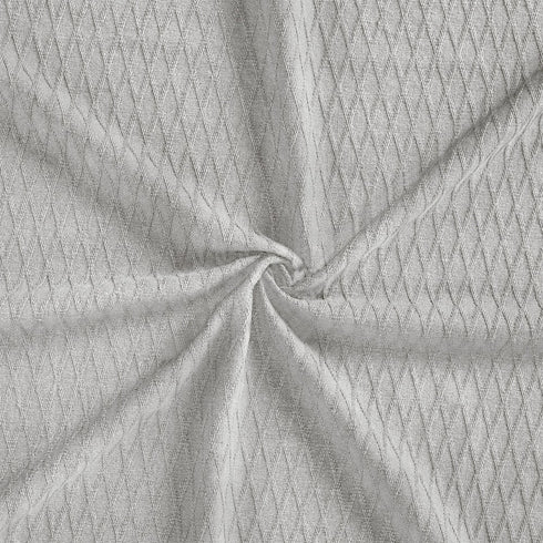 Twin Platinum Cotton Cable Knit Blanket