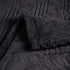 King Black Geometric Flannel Woven Plush Blanket