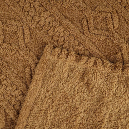 King Camel Fleece Knitted Plush Blanket