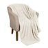 King Ivory Fleece Knitted Plush Blanket