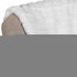 Twin White Fleece Knitted Plush Blanket