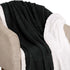 King Black Fleece Knitted Plush Blanket